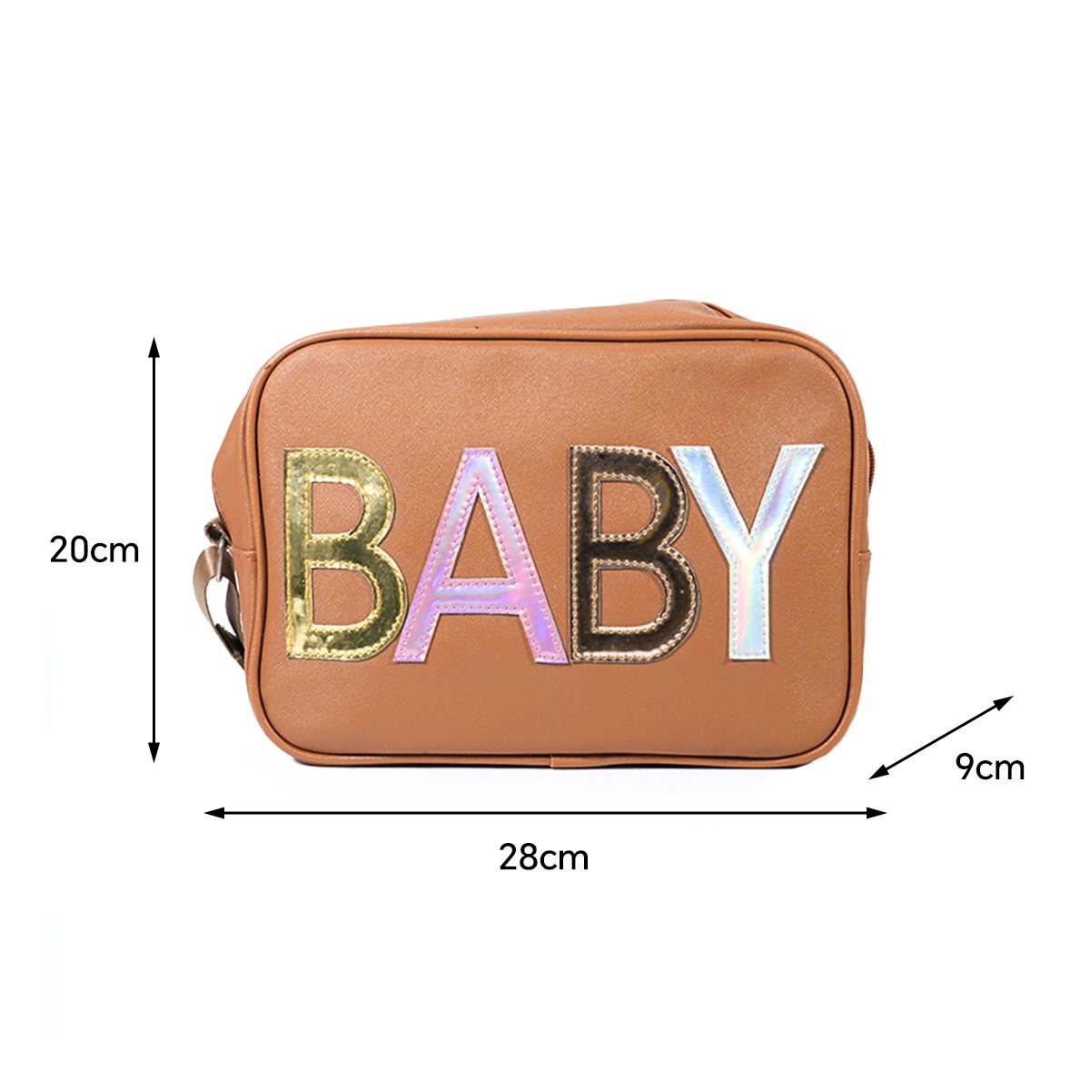 CB007 Patch Letter Logo Shoulder Bag Crossbody Bag