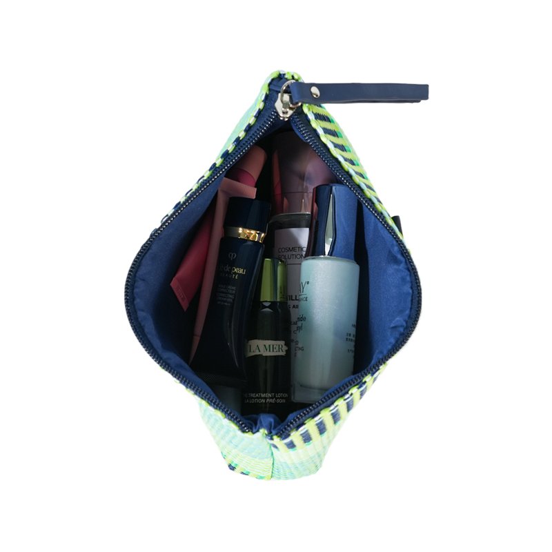 CB064 Simple Woven Makeup Zipper Bag Supplier