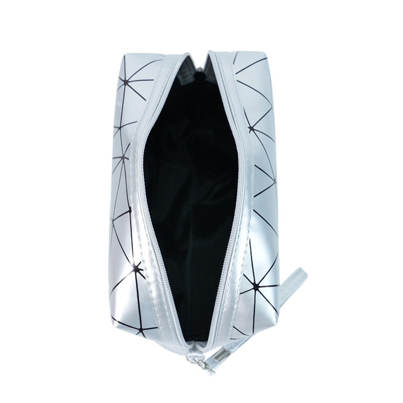 CB011 Wholesale Geometric Pattern Wristlet Makeup Bag Handbag