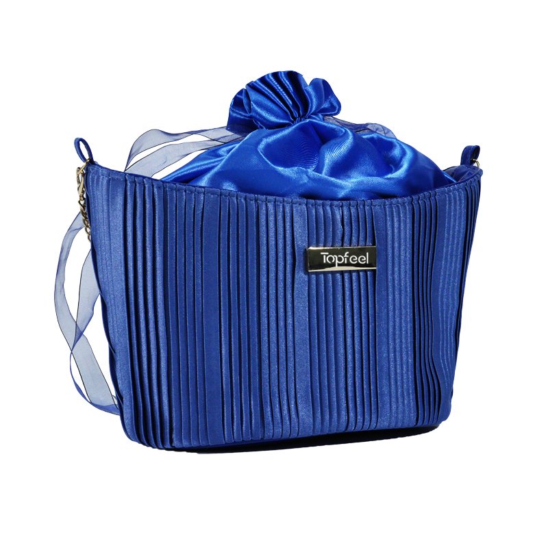 CB017 Manufacturer Satin-Textured Makeup Bag Set