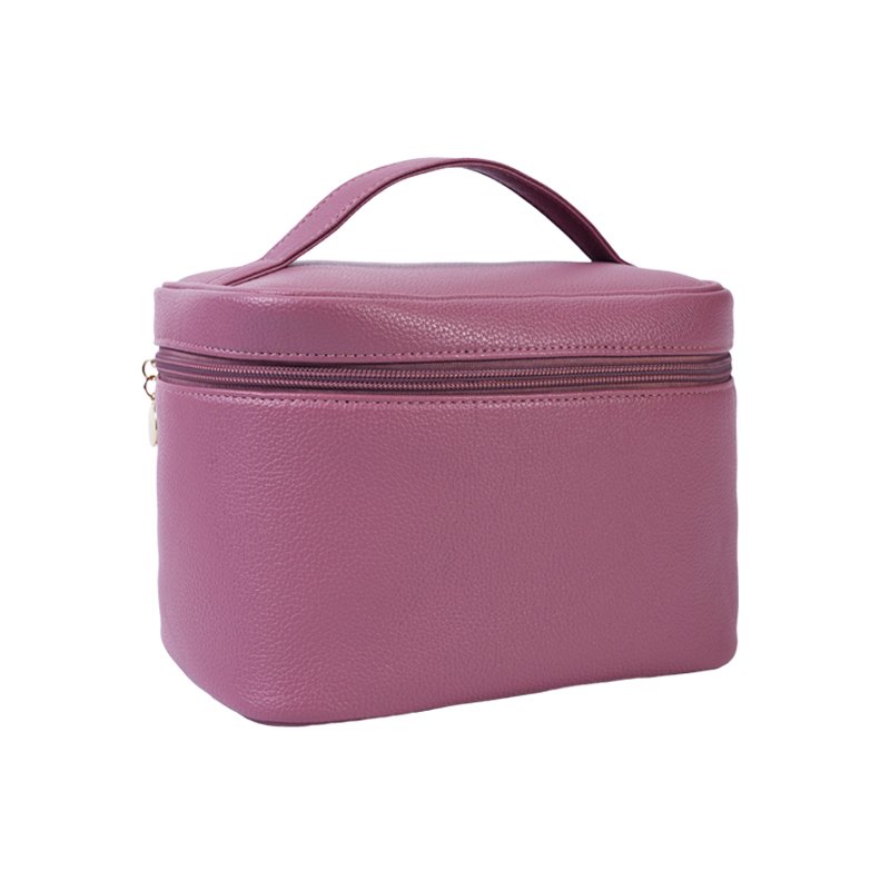 CB031 Large-capacity Square Portable Faux Leather Waterproof Travel Cosmetic Bag -Topfeel