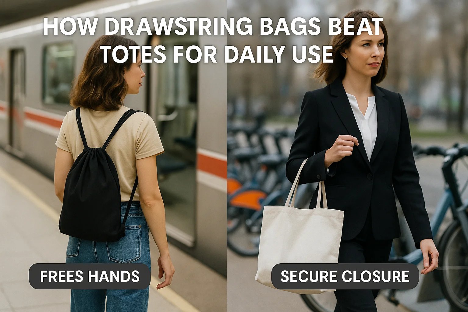 Why Are Millennials Choosing Drawstring Bags for Daily Use