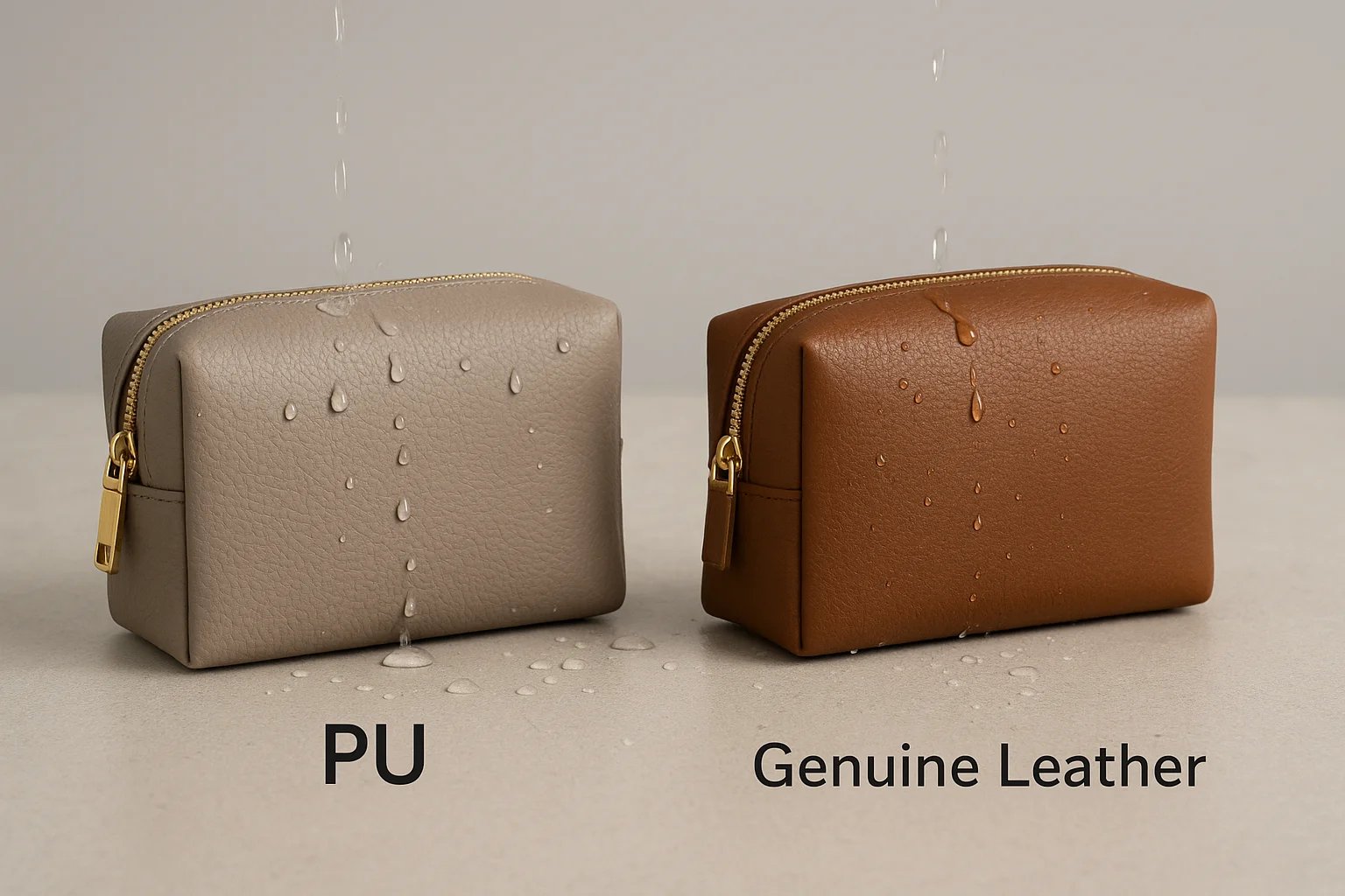 Waterproof Leather Cosmetic Bags: Style Meets Function