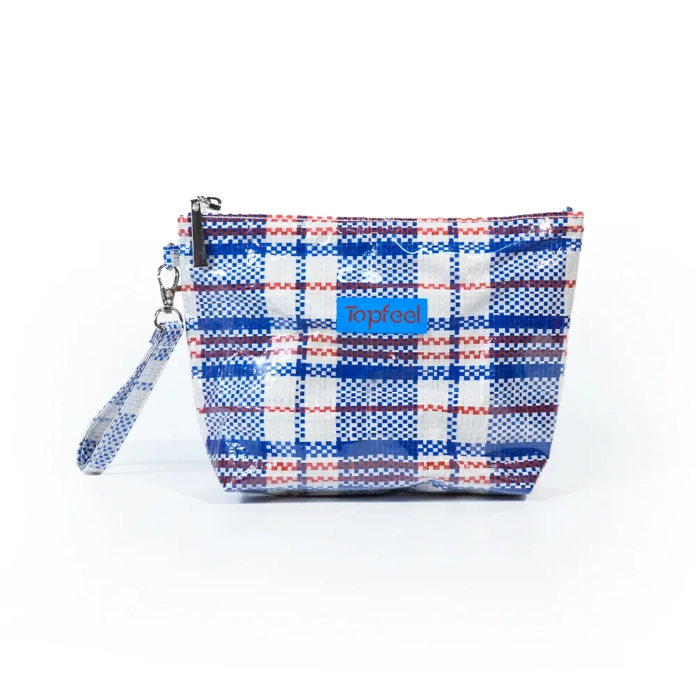 Portable Woven Wristlet Bag
