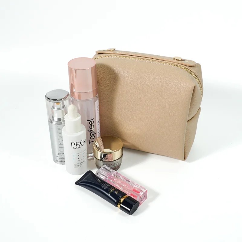 PU leather makeup bag