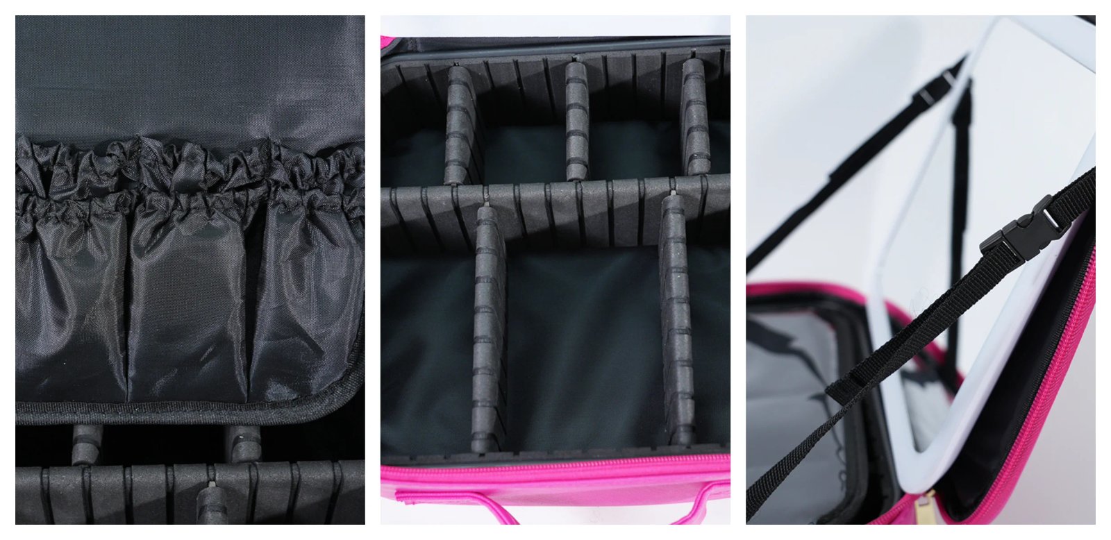 Custom LED Light Makeup Bags