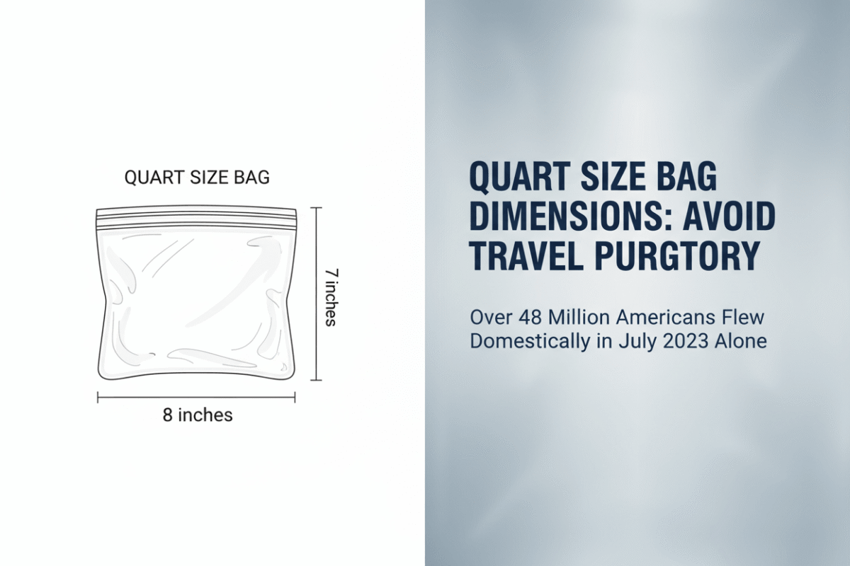 Dimensions of a Quart Size Bag