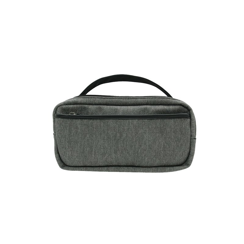 CB061 Leather Waterproof Makeup Bag Cosmetic Handheld Bag For Men Wholesale