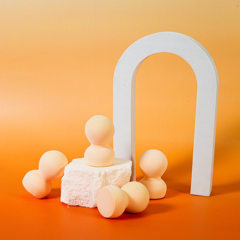 Stamp – shaped Beauty Blender Cosmetic Tools Manufacturer