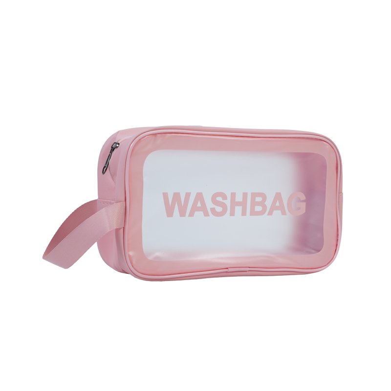 CB039 PVC Handheld Makeup Bag Storage Bag with Zipper