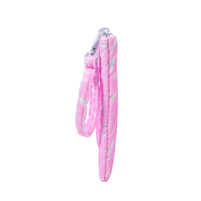 CB074/CB075 Soft Flocking Makeup Bag Flat Cosmetic Pouch Wholesale