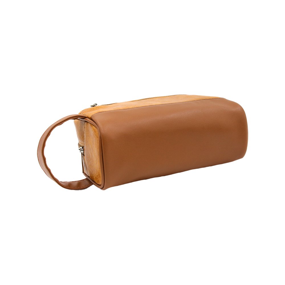 CB057 Water-proof Travel Dopp Kit PU Leather Toiletry Bag Factory