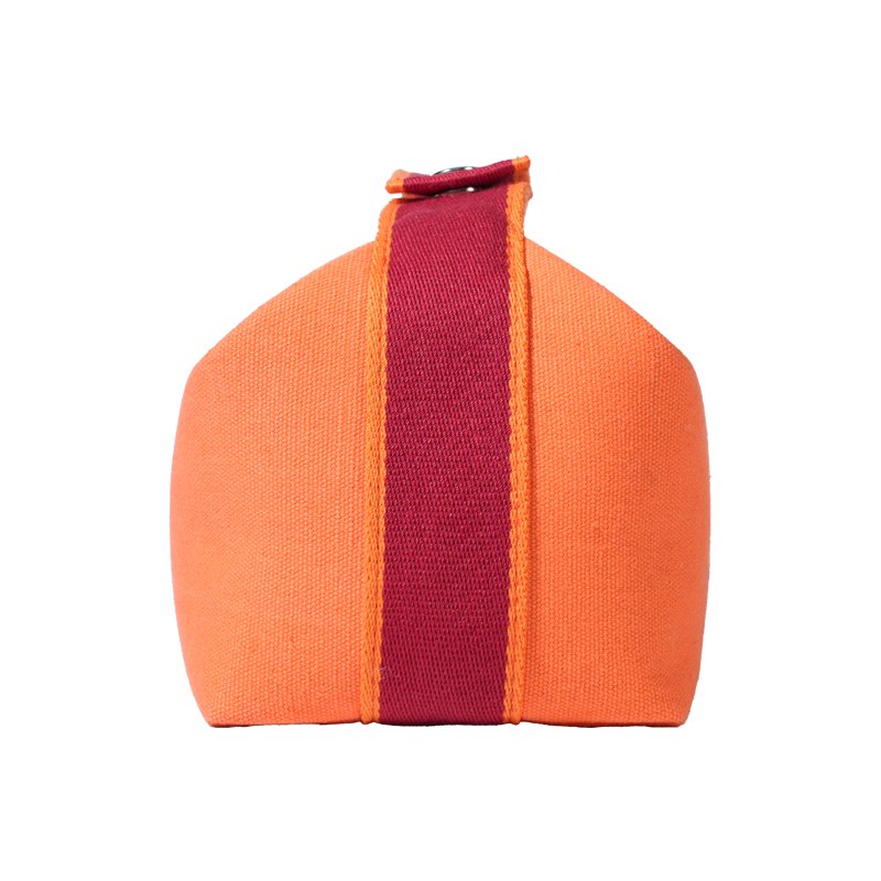 CB085 Factory Compact Canvas Handbags Minimalist Makeup Bag