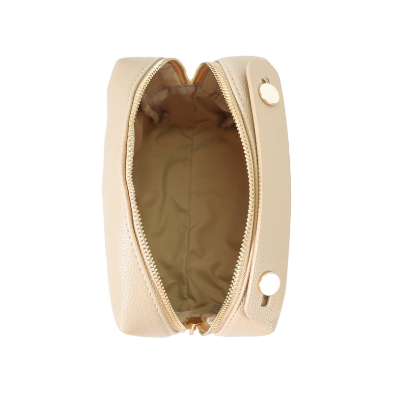 CB077 Custom Pu Leather Makeup Bag Small Travel Pouch With Logo