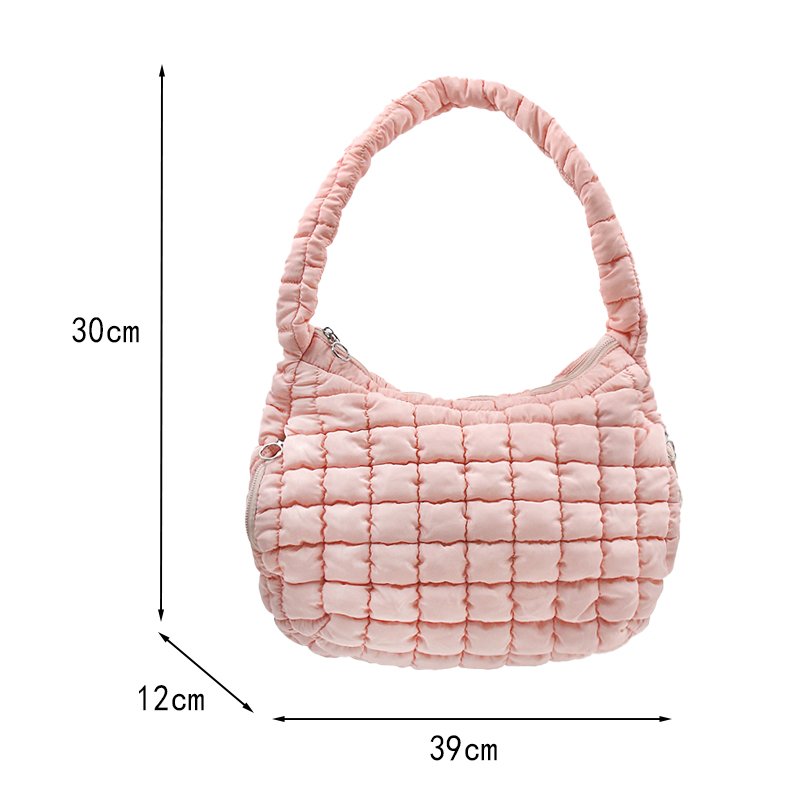CB058 Puffy Pleated Cloud Bubble Cosmetic Bag Supplier
