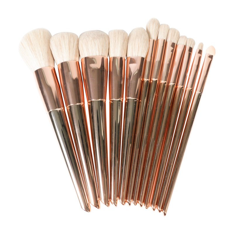 CF02 Custom Logo 12-Piece Face & Eye Brush Set Manufacturer
