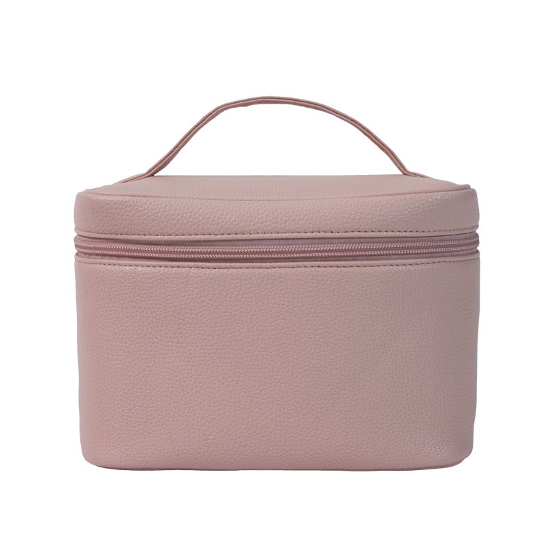 CB031 Large-capacity Square Portable Faux Leather Waterproof Travel Cosmetic Bag -Topfeel