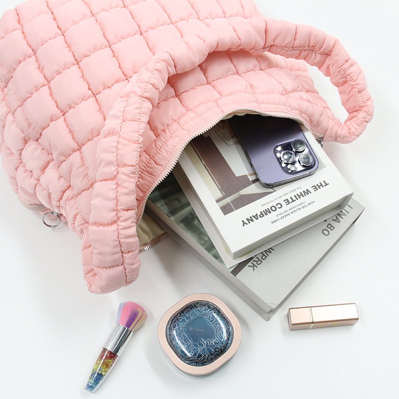 CB058 Puffy Pleated Cloud Bubble Cosmetic Bag Supplier