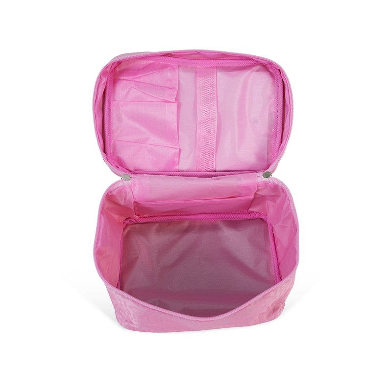 CB054 Factory Letter Pattern Square-shaped Makeup Case