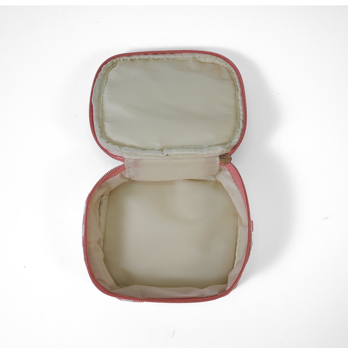 CB044 PU Leather Mini Makeup Bag with Wrist Strap