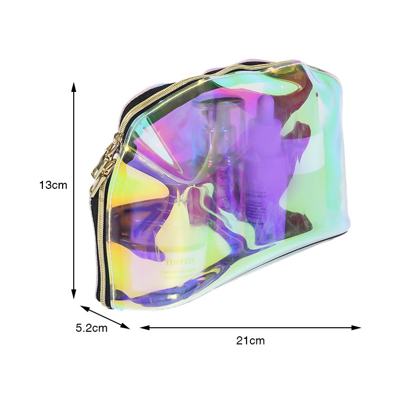 CB006 PVC Holographic Square Clutch Pouch Manufacturer