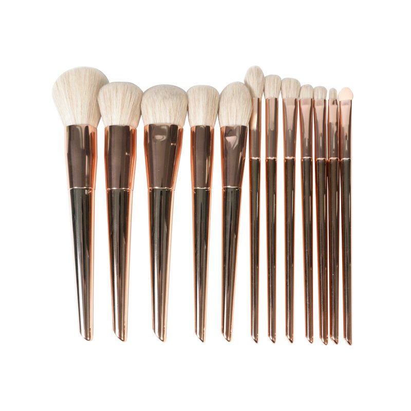 CF02 Custom Logo 12-Piece Face & Eye Brush Set Manufacturer