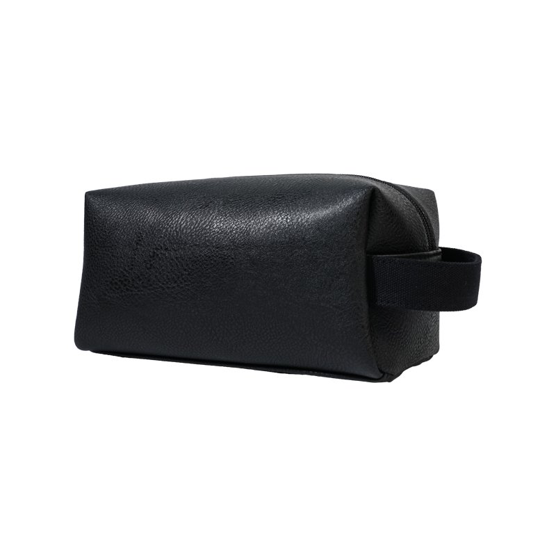 CB078/CB079 Custom Matte Pu Makeup Bag Mens Leather Toiletry Bag Personalized