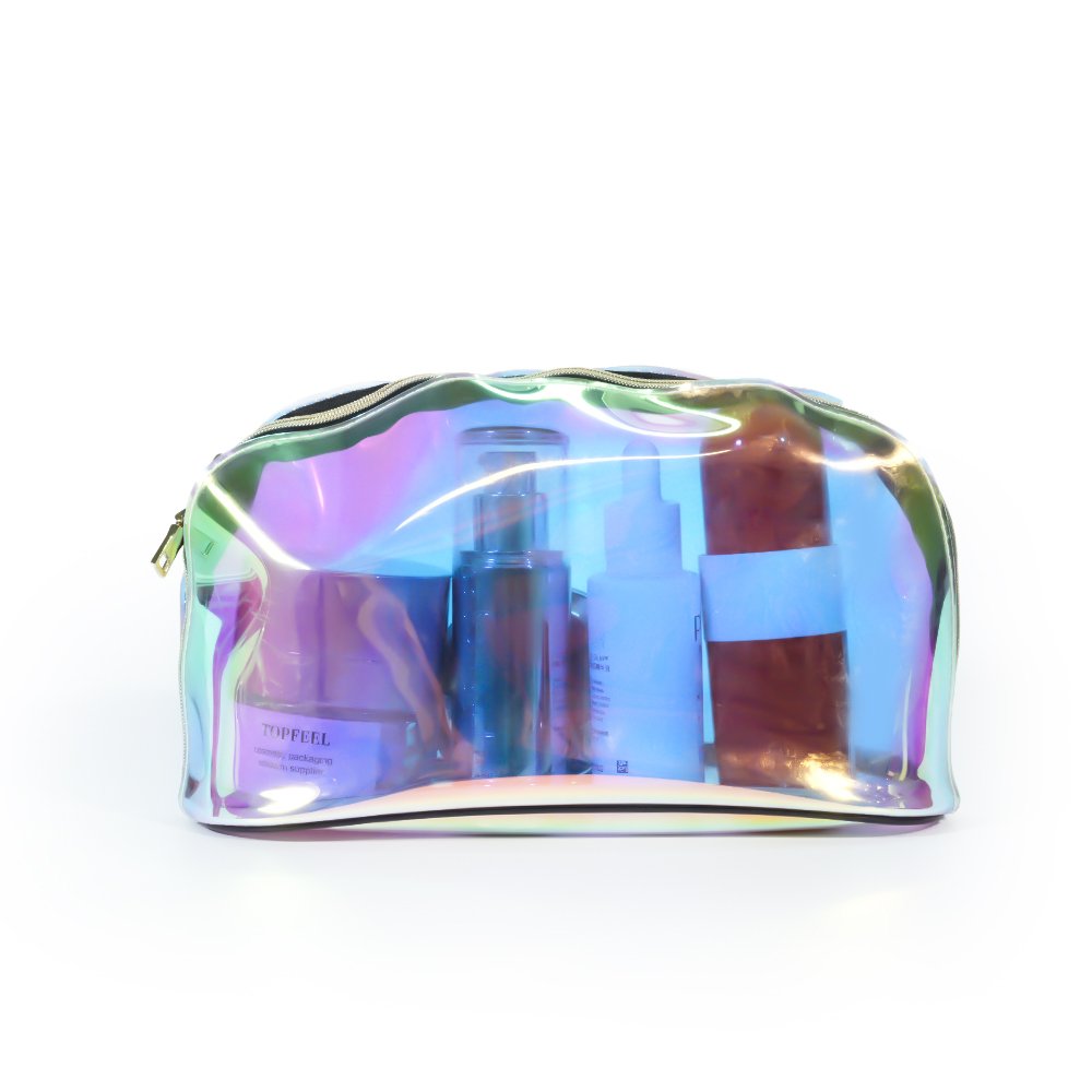 CB006 PVC Holographic Square Clutch Pouch Manufacturer