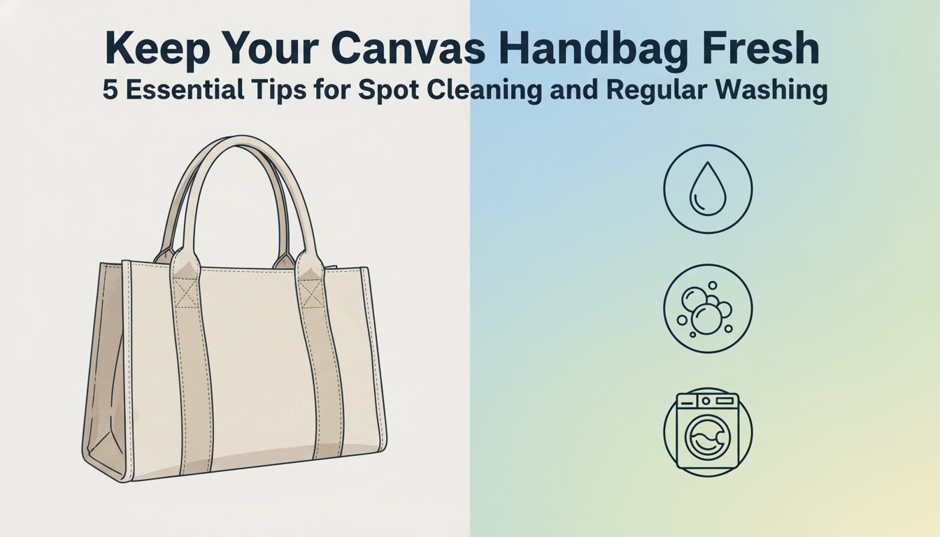 캔버스 핸드백 세척 방법