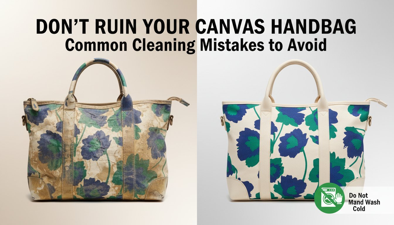 캔버스 핸드백 세척 방법