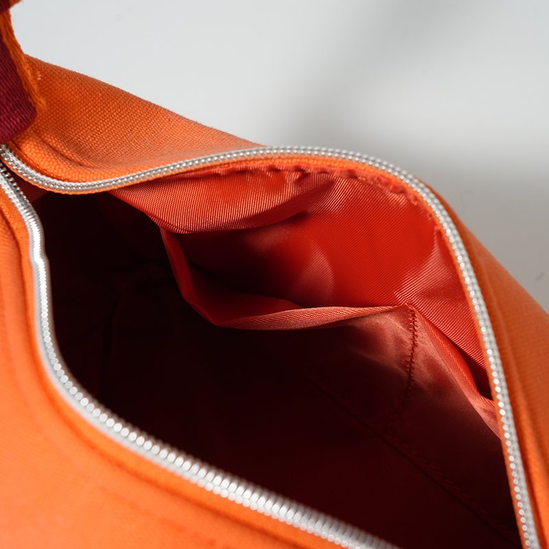 CB085 Factory Compact Canvas Handbags Minimalist Makeup Bag