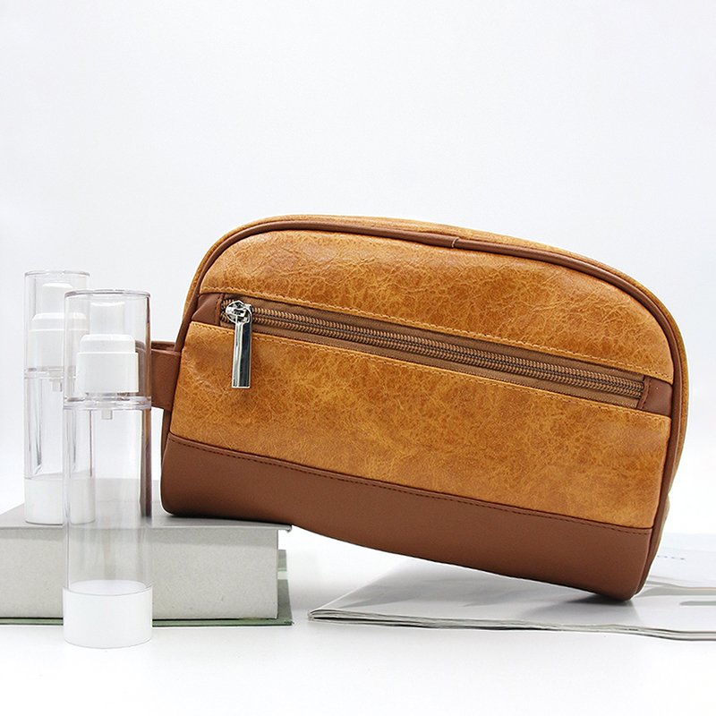 CB057 Water-proof Travel Dopp Kit PU Leather Toiletry Bag Factory
