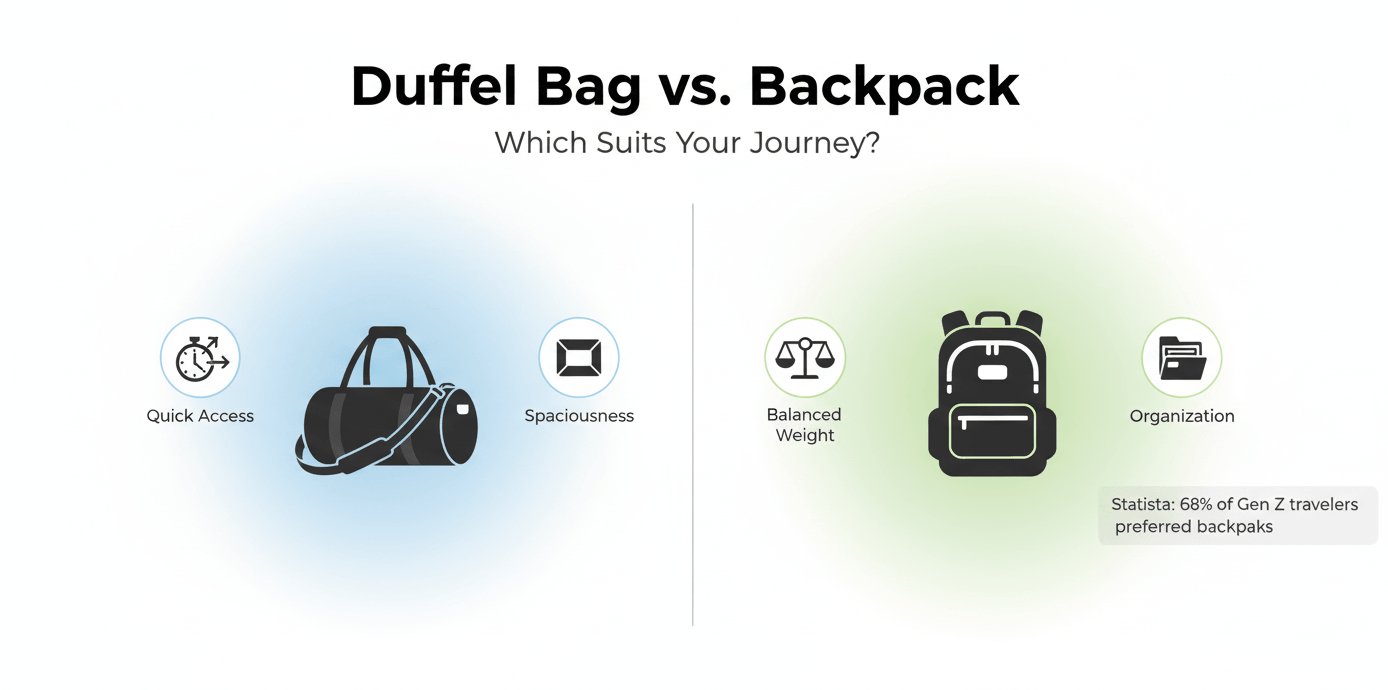 Duffel Bag Vs. Backpack: Which Suits Your Journey?