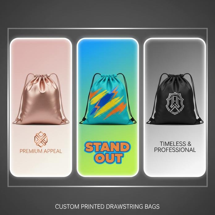 Custom Printed Drawstring Bags