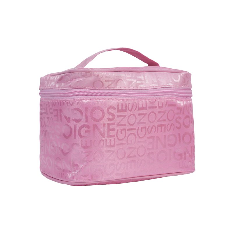 CB054 Factory Letter Pattern Square-shaped Makeup Case