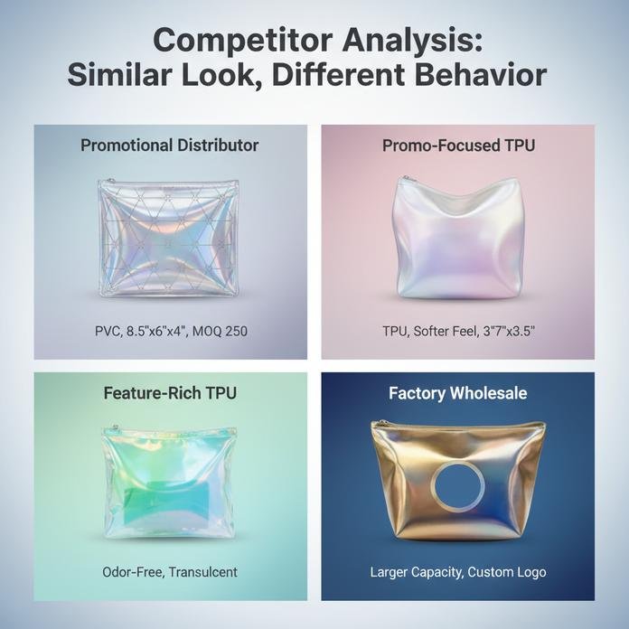 Holographic Makeup Pouch Showdown Pvc Vs Wholesale Options 2