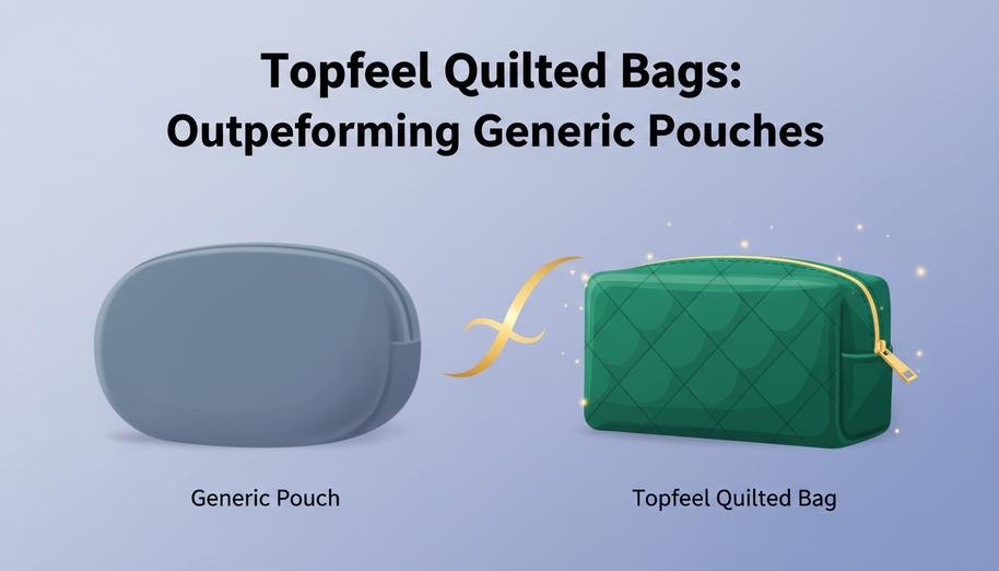 How Quilted Makeup Bags from Topfeel Outperform Generic Pouches