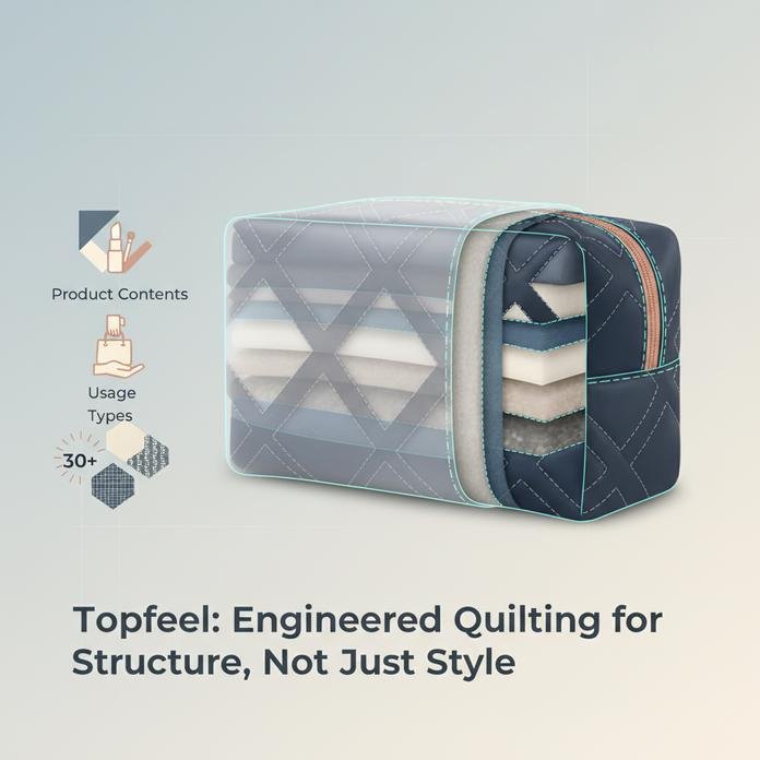 How Quilted Makeup Bags From Topfeel Outperform Generic Pouches