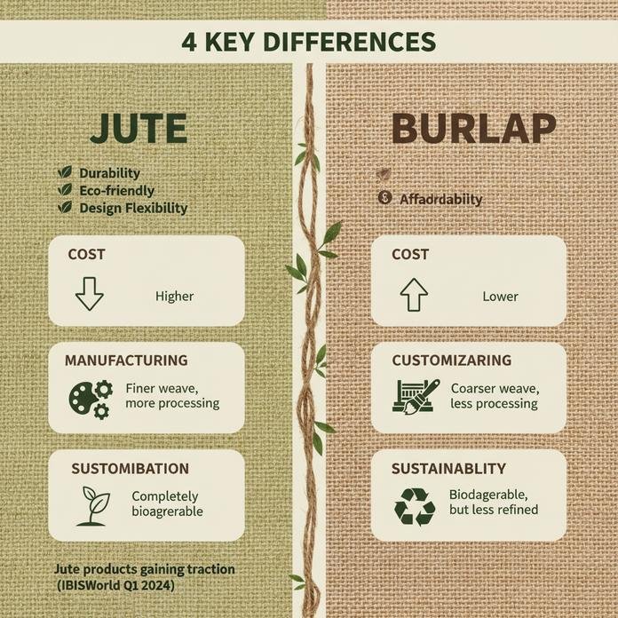 ジュート対バルーン：製品に最適な生地を選びましょう
