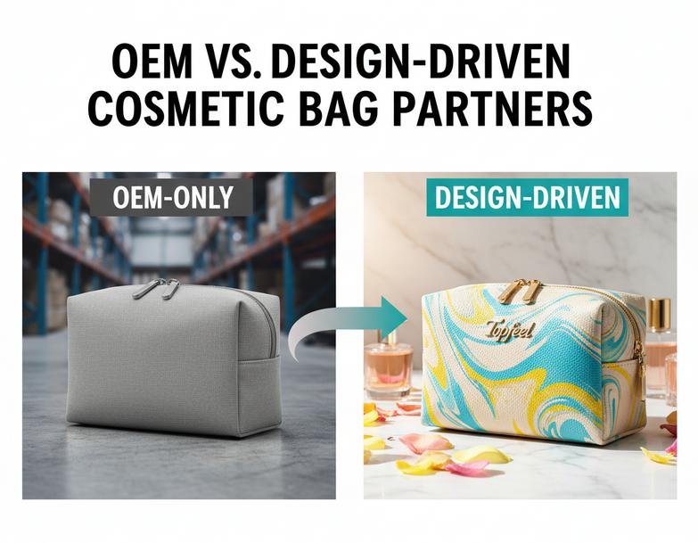 OEM-Only vs Design-Driven Cosmetic Bag Partners | Topfeel