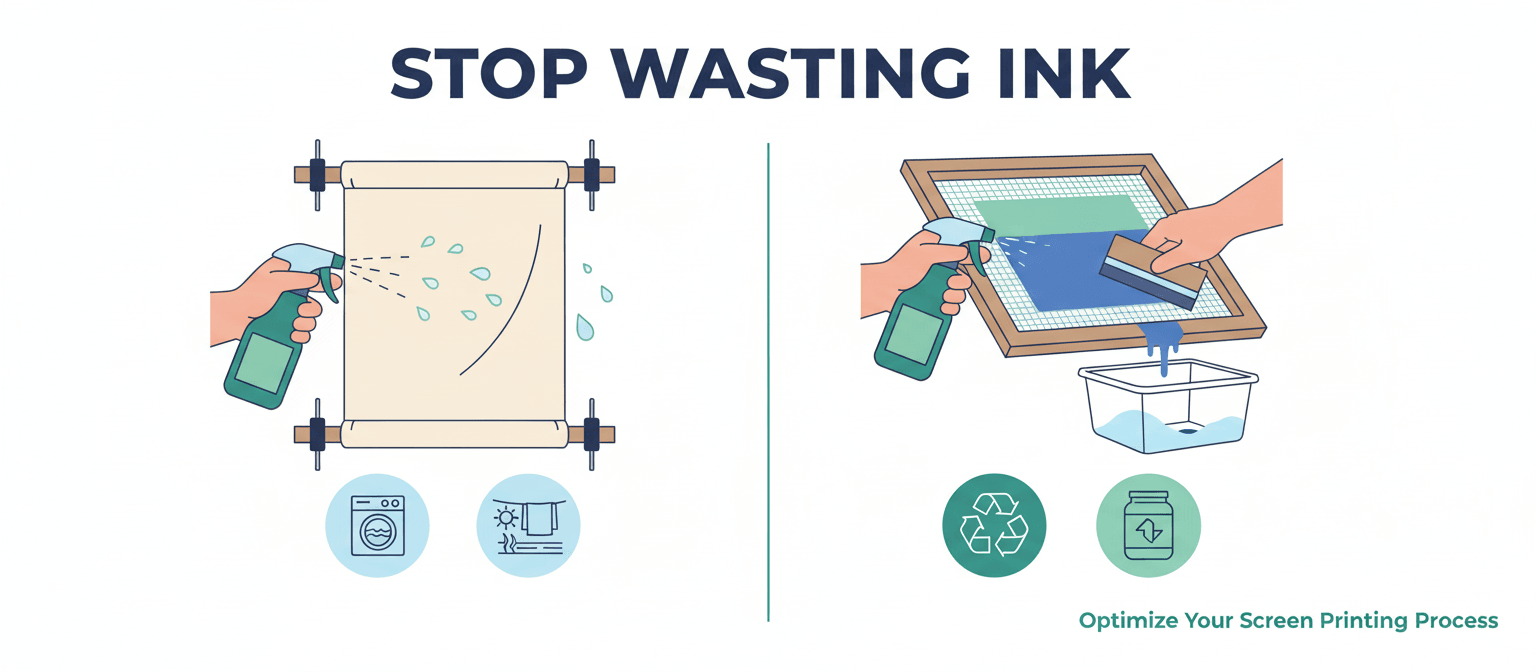 Wasting Ink Optimize Your Screen Printing Process