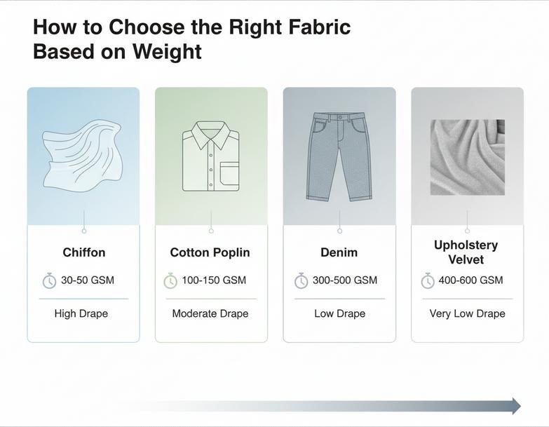 Der endgültige Stoffgewicht-Leitfaden: Verstehen Sie GSM und Oz klar