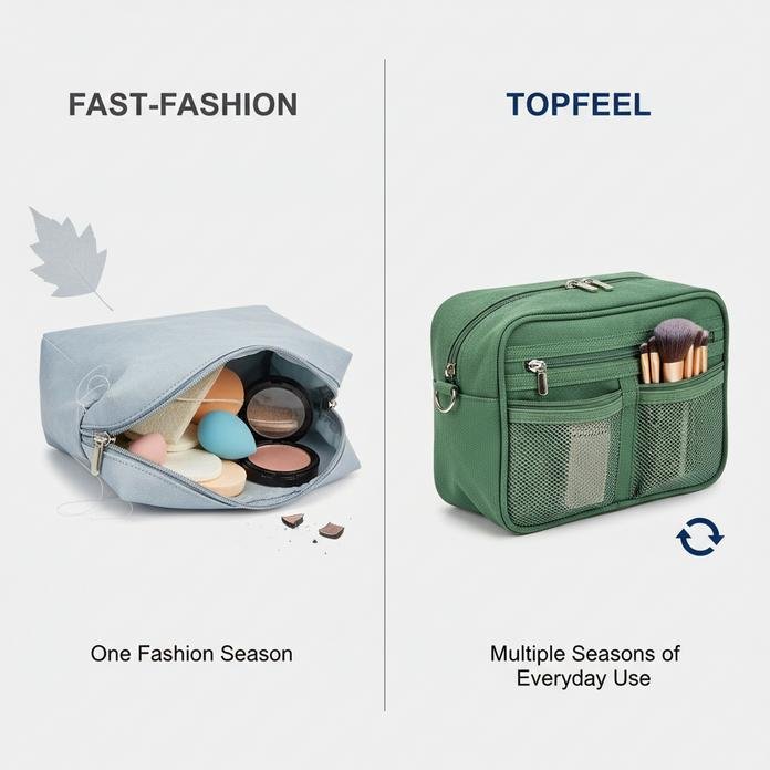 Topfeel Vs Fastfashion Makers Which Makeup Bags Last Longer